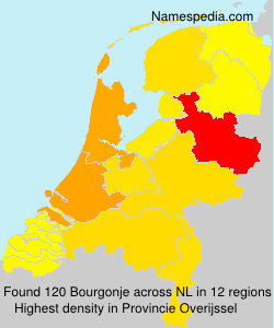 Surname Bourgonje in Netherlands