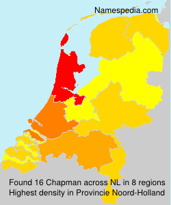 Surname Chapman in Netherlands