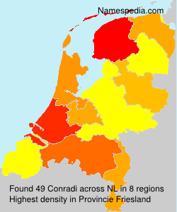 Surname Conradi in Netherlands