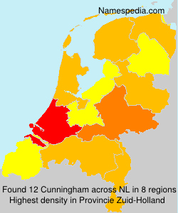 Surname Cunningham in Netherlands