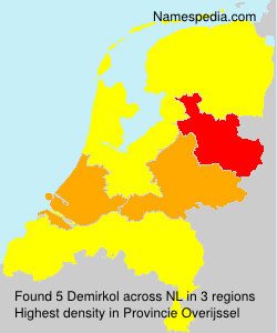 Surname Demirkol in Netherlands