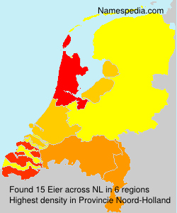 Surname Eier in Netherlands
