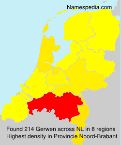 Surname Gerwen in Netherlands