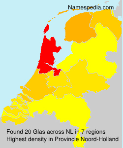 Surname Glas in Netherlands