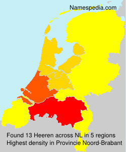 Surname Heeren in Netherlands