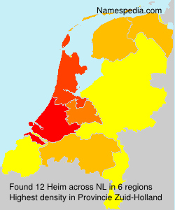 Surname Heim in Netherlands