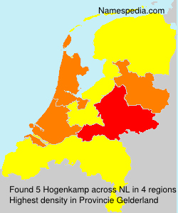 Surname Hogenkamp in Netherlands
