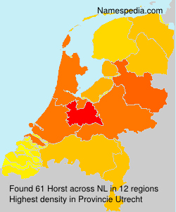 Surname Horst in Netherlands