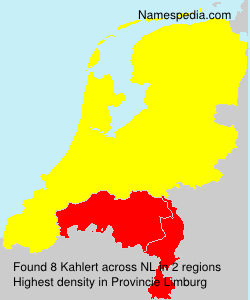 Surname Kahlert in Netherlands