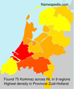 Surname Korkmaz in Netherlands