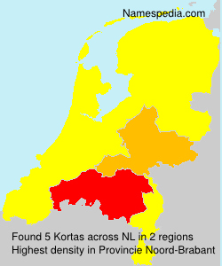 Surname Kortas in Netherlands