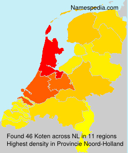 Surname Koten in Netherlands