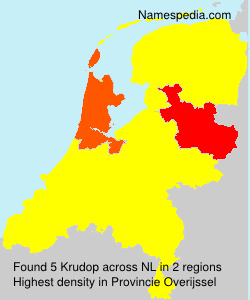Surname Krudop in Netherlands