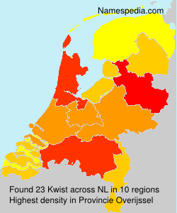 Surname Kwist in Netherlands Surname Kwist in Netherlands