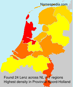 Surname Lenz in Netherlands