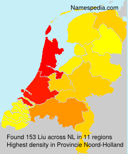 Surname Liu in Netherlands