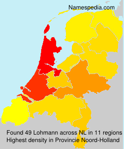 Surname Lohmann in Netherlands