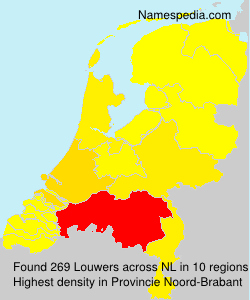 Surname Louwers in Netherlands