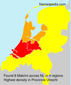 Surname Makrini in Netherlands Surname Makrini in Netherlands