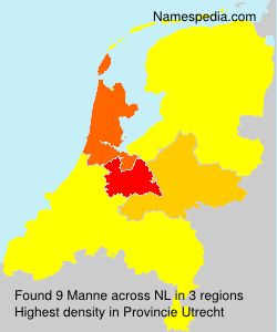 Surname Manne in Netherlands