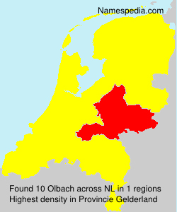 Surname Olbach in Netherlands
