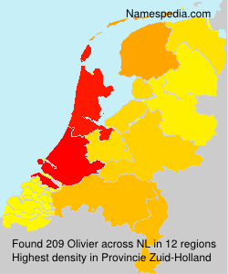 Surname Olivier in Netherlands