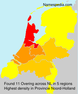 Surname Overing in Netherlands