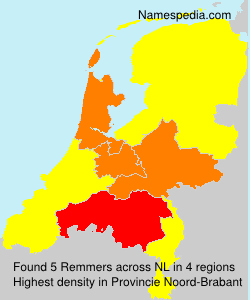 Surname Remmers in Netherlands