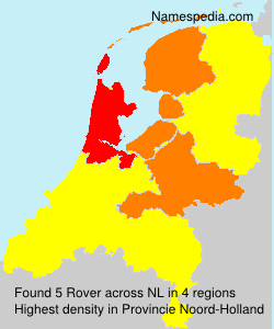 Surname Rover in Netherlands