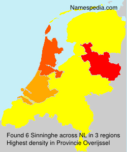 Surname Sinninghe in Netherlands
