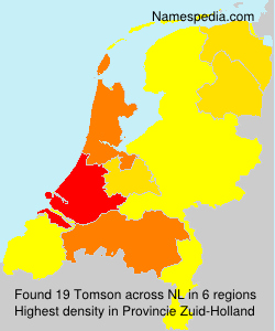 Surname Tomson in Netherlands