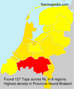 Surname Tops in Netherlands