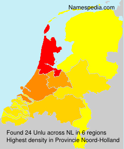 Surname Unlu in Netherlands