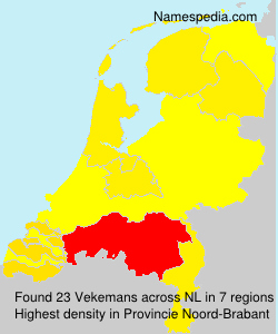 Surname Vekemans in Netherlands