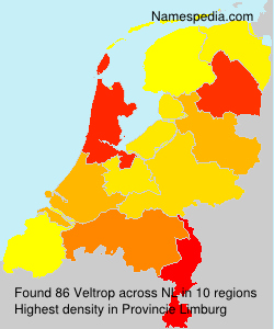 Surname Veltrop in Netherlands Surname Veltrop in Netherlands