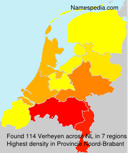Surname Verheyen in Netherlands