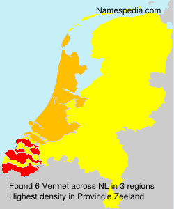Surname Vermet in Netherlands