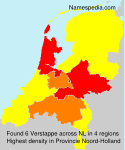 Surname Verstappe in Netherlands