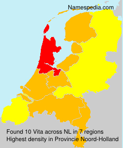 Surname Vita in Netherlands