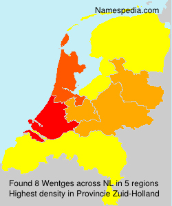Surname Wentges in Netherlands