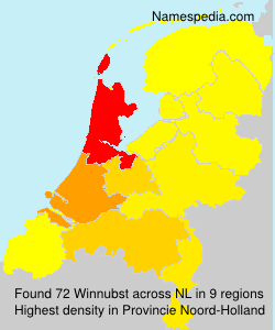 Surname Winnubst in Netherlands
