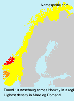 Surname Aasehaug in Norway Surname Aasehaug in Norway