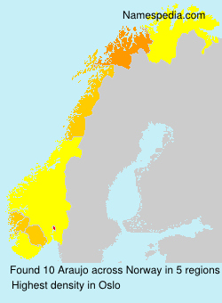 Surname Araujo in Norway