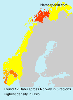 Surname Babu in Norway