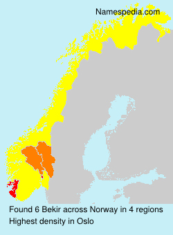 Surname Bekir in Norway
