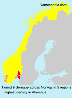 Surname Bernabe in Norway
