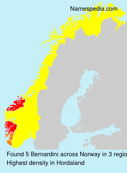Surname Bernardini in Norway