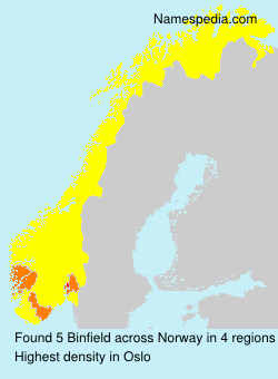 Surname Binfield in Norway