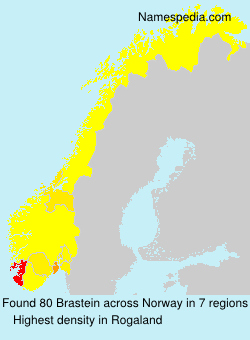 Surname Brastein in Norway