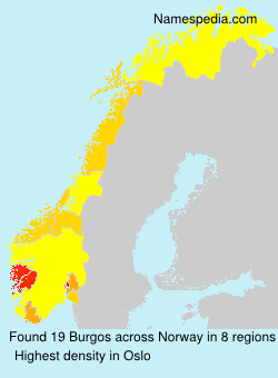 Surname Burgos in Norway